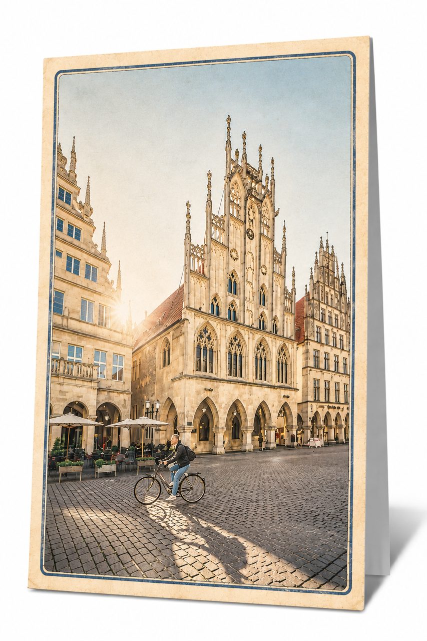 Karte von Münster in Westfalen